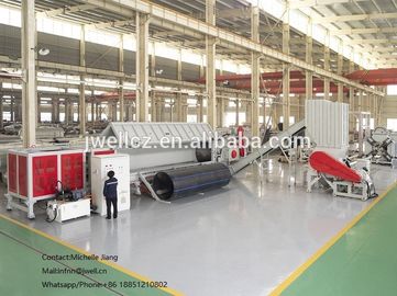 Double Shaft Plastic Crusher Machine 15-37kw Power PLC Automatic Grade
