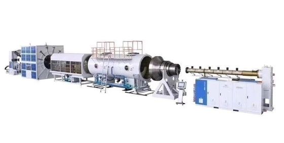 630mm Jwell การเก็บรักษาความร้อนท่อ PE Extrusion Line สกรูเดี่ยว