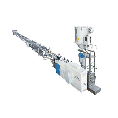 โพลีโอเลฟิน 12m / นาทีเครื่องทำท่อพลาสติก HDPE ควบคุม PLC